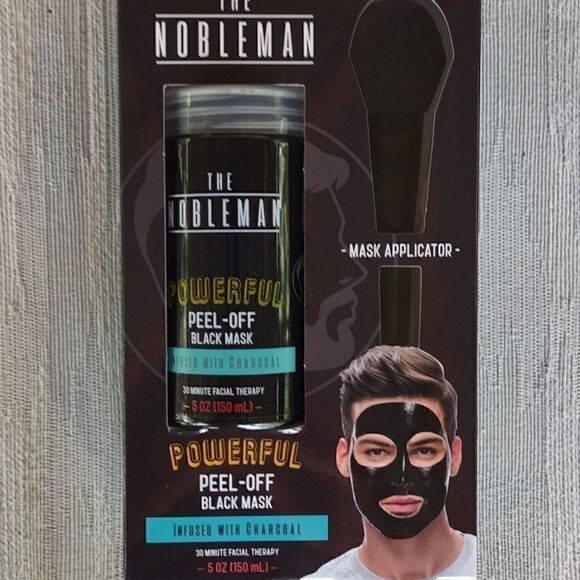The Nobleman Peel-off Black Mask w/Applicator - Picture 3 of 3